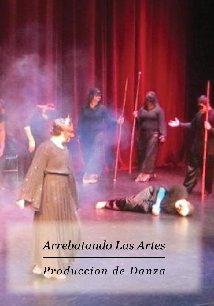 Produccion de Danza Arrebatando las Artes en DVD