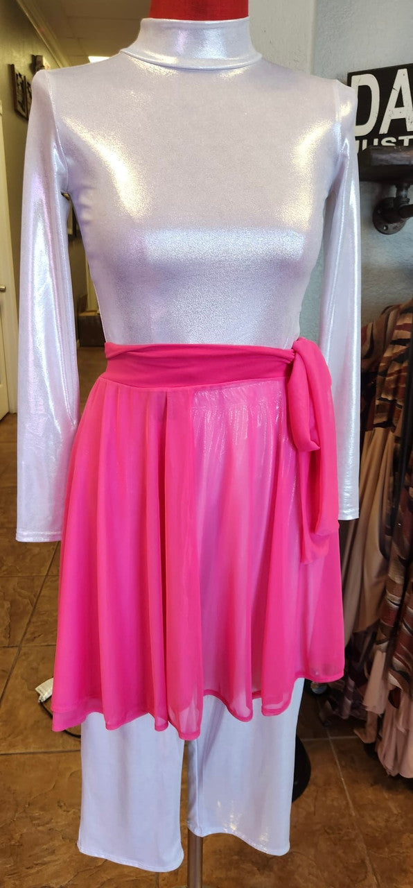 Pink  Wrap Around Skirt