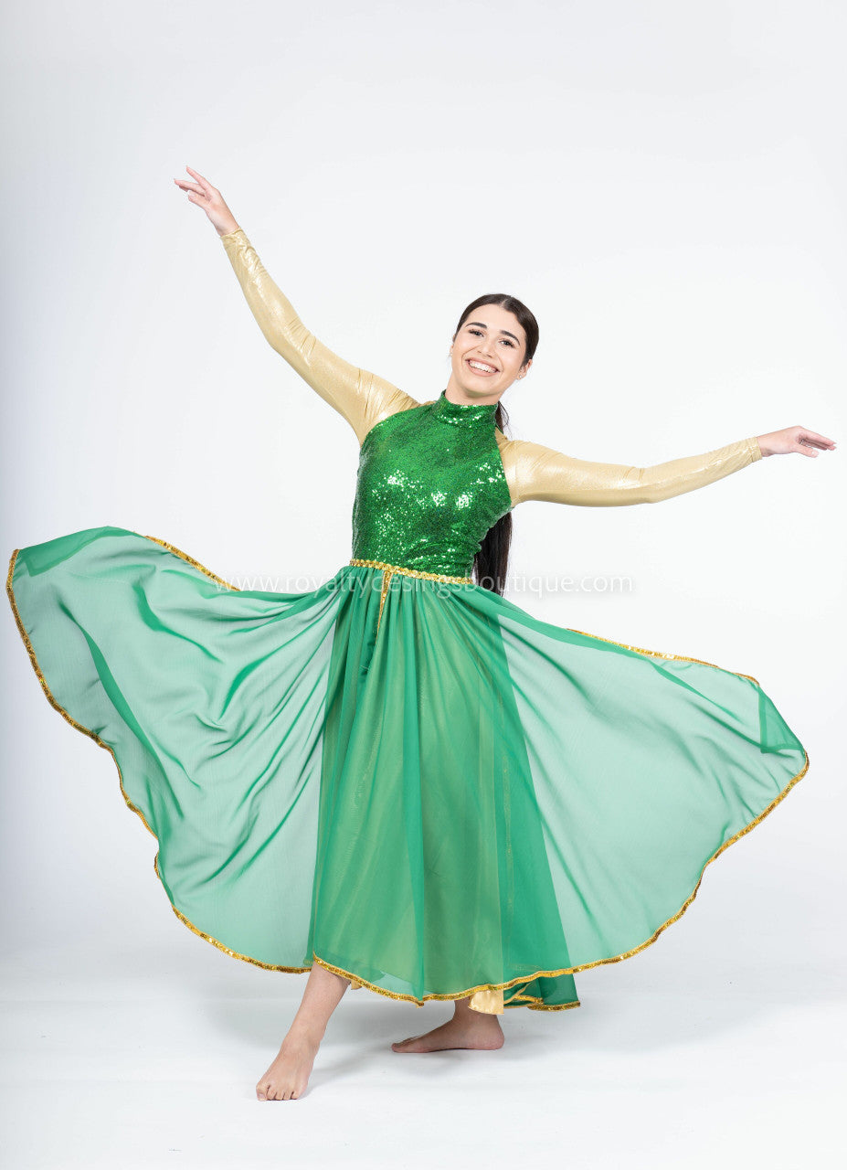 Princess Elegant Praise Dance Dress