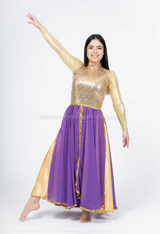 Princess Elegant Praise Dance Dress